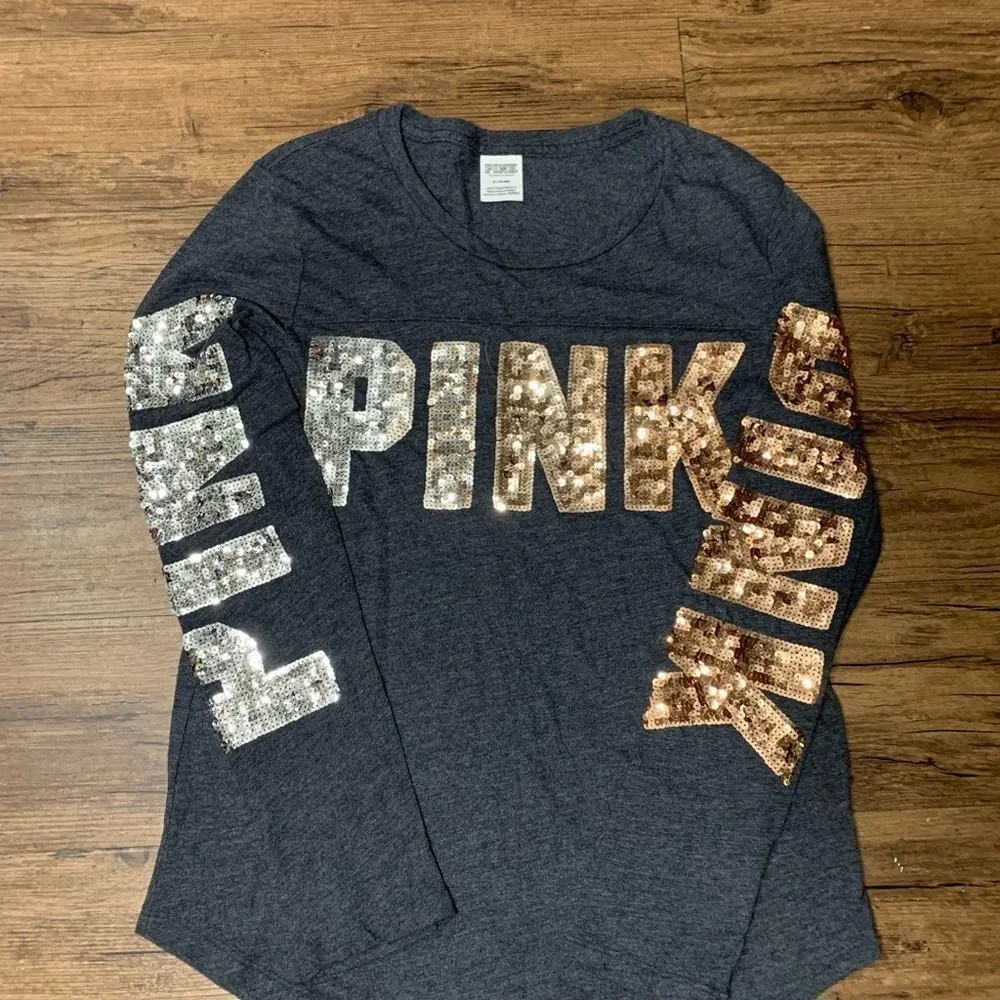 VS PINK OMBRÉ BLING OUTFIT SET S - Picture 8 of 9